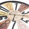 vidaXL Wall Clock Metal 60 cm Multicolour