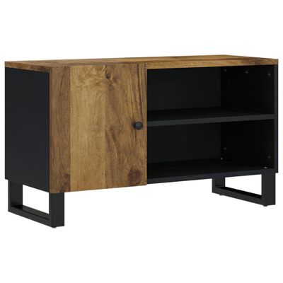 vidaXL TV Cabinet 80x33x46 cm Solid Wood Mango&Engineered Wood