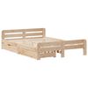 vidaXL Bed frame without Mattress 160x200 cm Solid Wood Pine