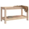 vidaXL Garden Bench 82.5x35x45 cm Solid Wood Pine