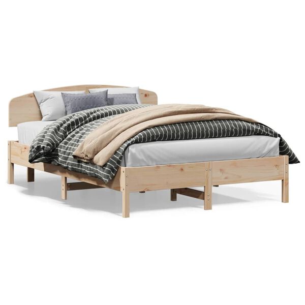 vidaXL Bed Frame without Mattress 120x200 cm Solid Wood Pine