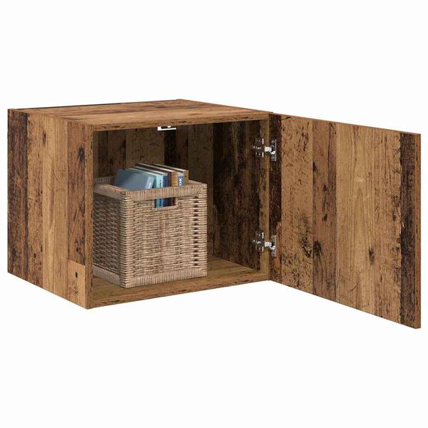 vidaXL Wall Cabinet Old wood 50 x 42.5 x 40 cm Engineered wood