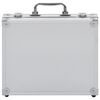vidaXL Gun Case Aluminium ABS Silver