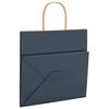 vidaXL Paper Bags 250 pcs with Handles Blue 26x17x25 cm