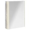 vidaXL Bathroom Mirror Cabinet Concrete Grey 53.5 x 15.5 x 70 cm