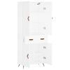 vidaXL Highboard White 69.5x34x180 cm Engineered Wood
