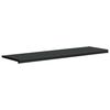 vidaXL Window Sill Black with Wood Grain 120 x 40 x 4.5 cm PVC
