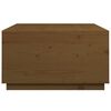 vidaXL Coffee Table Honey Brown 80x80x45 cm Solid Wood Pine