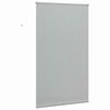vidaXL Window Blind with Curtains Manual Silver Aluminium