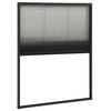 vidaXL Plisse Insect Screen for Windows Aluminium Anthracite 80x100 cm