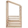 vidaXL Kids' Bed with Roof 90x190 cm Solid Wood Pine