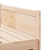 vidaXL Pull-out Day Bed Brown 203.5 x 184 x 56.5 cm Solid Pine Wood