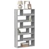 vidaXL Bookcase Grey Sonoma 100x33x187.5 cm Engineered Wood