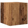 vidaXL Side Table Old Wood 33x33x34 cm Engineered Wood