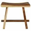 vidaXL Bathroom Stool Natural 50 x 30 x 45 cm Natural Wood