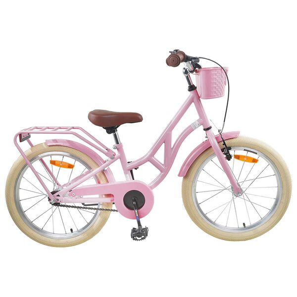 vidaXL Kids Bike 24'' for 8-12 Years Old Light Pink