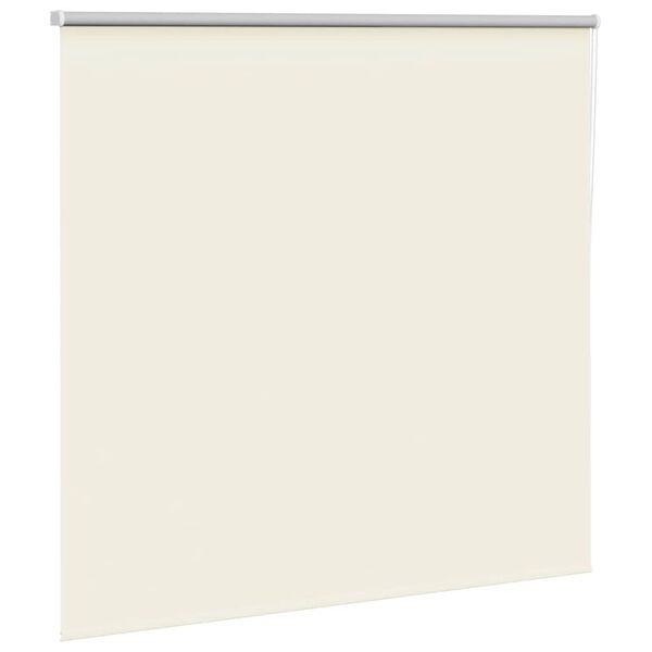 vidaXL Roller Blind Blackout Off White 155x150 cm Fabric Width 151.6 cm Polyester