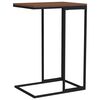 vidaXL Side Table Black 40x30x59 cm Engineered Wood