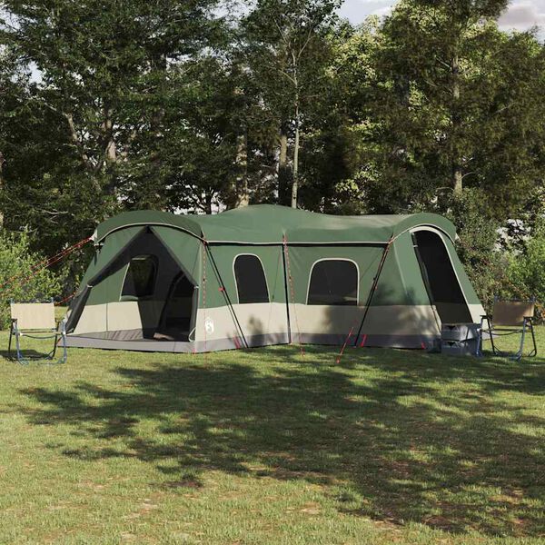 vidaXL Tent Green 680 x 510 x 210 cm 185T Polyester with PU Coating