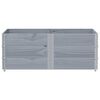 vidaXL Garden Planter Grey 150x100 cm Solid Wood Pine