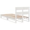 vidaXL Bed Frame without Mattress White 90x200 cm Solid Wood Pine