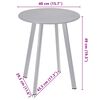 ProGarden End Table 40x49 cm Matt Grey