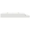 vidaXL Storage Bed Frame with Drawer White 120 cm Engineered Wood
