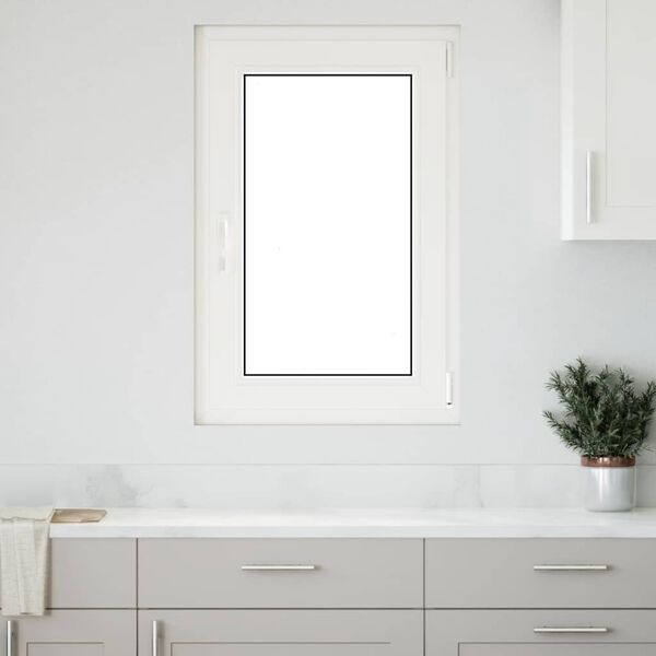 vidaXL Basement Window "RISOR" 60x100 cm Tilt&Turn DIN Right White