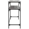 vidaXL Console Table Grey Sonoma 100x35.5x75 cm Engineered Wood
