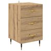 vidaXL Bedside Cabinet Artisan Oak 40 x 40 x 66 cm Engineered Wood