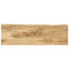 vidaXL Console Table with Live Edge 105x33x76 cm Solid Wood Mango