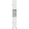 vidaXL Bathroom Cabinet White 30 x 35 x 192 cm Engineered wood & Metal