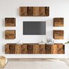 vidaXL 7 Piece TV Cabinet Set Wall-mounted Old Wood Engineered Wood