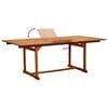 vidaXL 5 Piece Garden Dining Set Solid Wood Acacia and Textilene