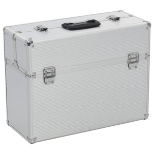 vidaXL Tool Case 47x36x20 cm Silver Aluminium