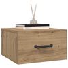 vidaXL Bedside Cabinet Artisian Oak 35 x 35 x 20 cm Engineered Wood