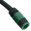 vidaXL Garden Soaker Hose Black 0.6" 10 m Rubber