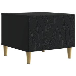 vidaXL Coffee Table Black 50 x 49 x 40 cm Engineered Wood