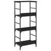 vidaXL Bookshelf Black 50x33x117.5 cm Engineered Wood
