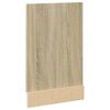 vidaXL Dishwasher Panel Lyon Sonoma Oak 45x3x67 cm Engineered Wood