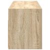 vidaXL Bathroom Wall Cabinet Sonoma Oak 80x25x30 cm Engineered Wood