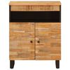 vidaXL Side Cabinet with Door Brown 60 x 33.5 x 75 cm Solid Mango Wood