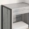 vidaXL Book Cabinet Grey Sonoma 40 x 30 x 86.5 cm Engineered Wood