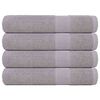 vidaXL Towels "FROGN" 4 pcs Grey 100x200 cm 360 gsm
