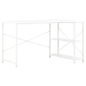 vidaXL Computer Desk White 120x72x70 cm