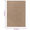 vidaXL Rug Short Pile 120x170 cm Brown