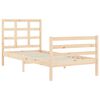 vidaXL Bed Frame without Mattress Small Single Solid Wood