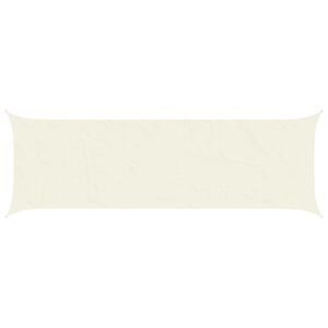vidaXL Sun Shade Sail Cream 6 x 2 m 100% Polyester Oxford