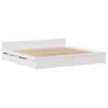 vidaXL Bed Frame without Mattress White 160x200 cm Solid Wood Pine
