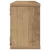 vidaXL Wall Cube Shelves 4 pcs Artisan Oak 60x15x23 cm Engineered Wood